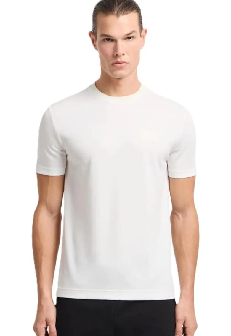 Tricou  pentru Lifestyle, M TEE SS MO PL, 7M000089-AF13862-U0005, Alb, Alb
