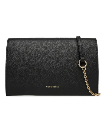 Geanta dama  S00 55 02 01 001, Piele naturala, Negru
