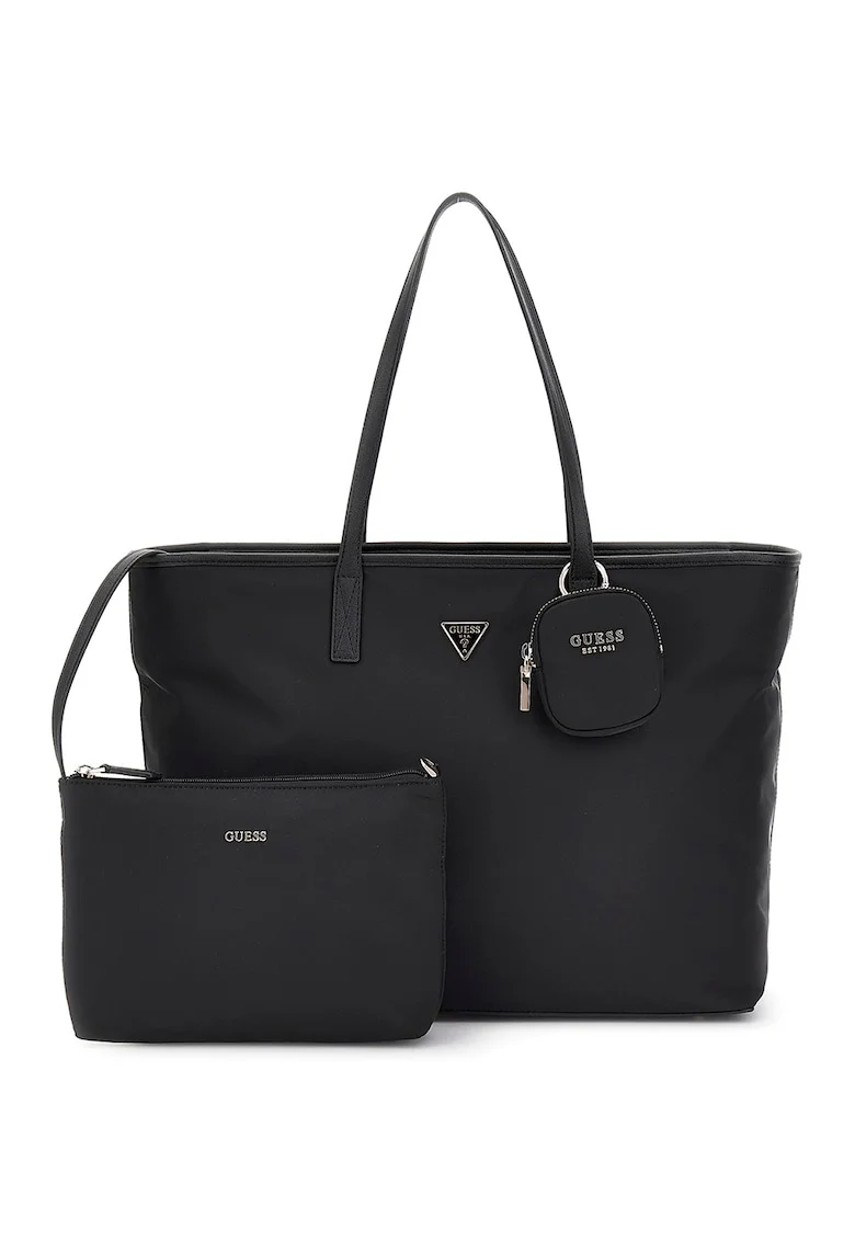 Geanta tote cu etui interior Gemma, Negru