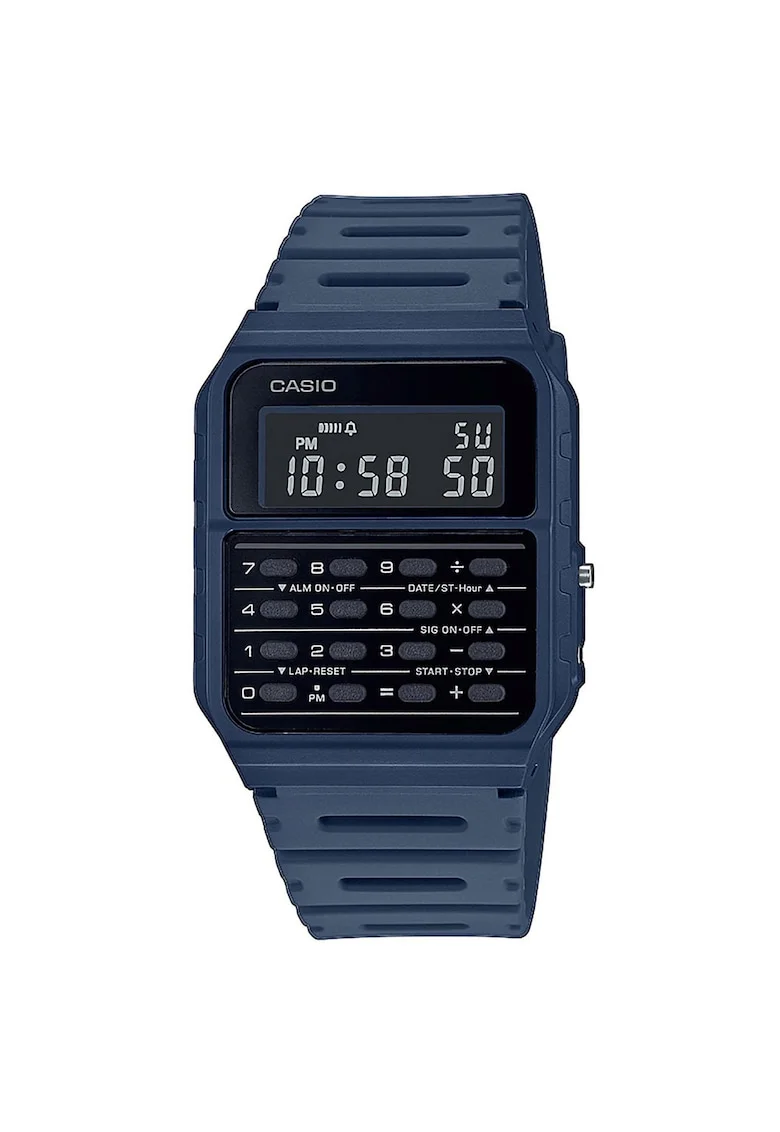 Ceas  Vintage Edgy Calculator CA-500WEGG-9BEF 695230627, Albastru