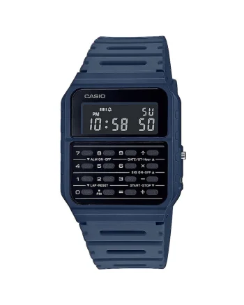 Ceas  Vintage Edgy Calculator CA-500WEGG-9BEF 695230627, Albastru