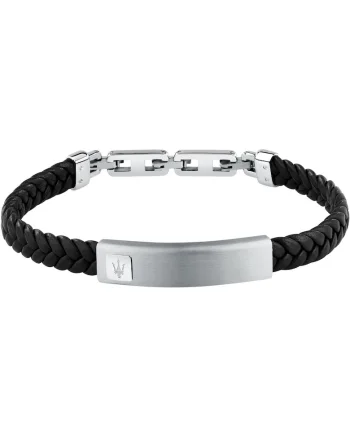 Bratara  JM525AVE34, Argintiu, Negru