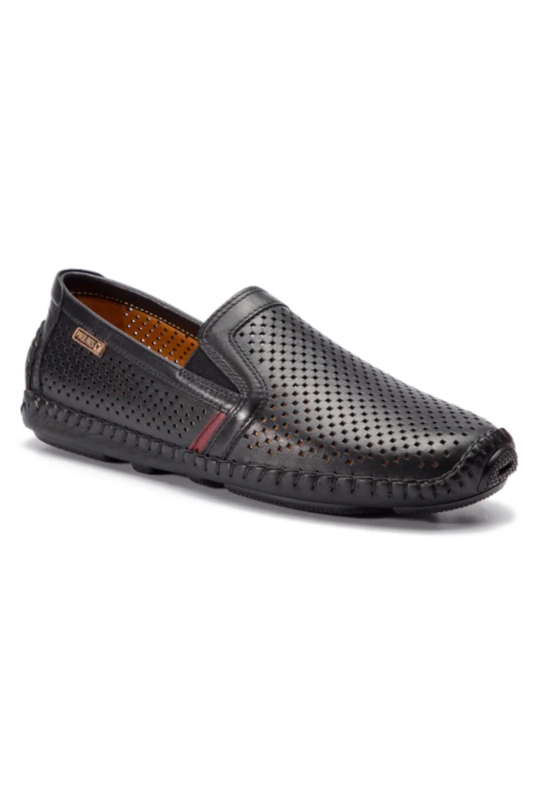 PANTOFI PERFORATI BARBATI  09Z-3100 NEGRI, Negru