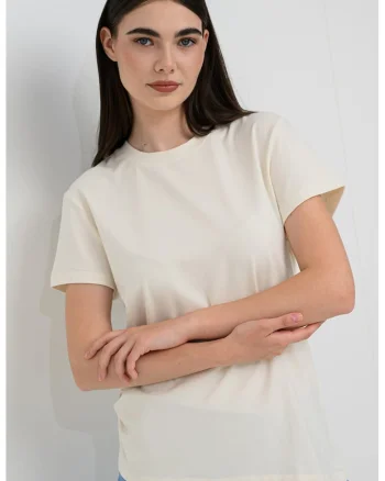 Tricou asimetric Ida, Galben deschis