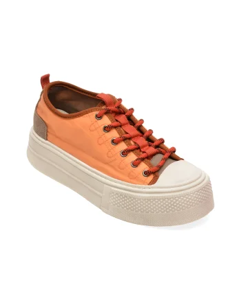 Pantofi sport GRYXX portocalii, R526D72, din material textil