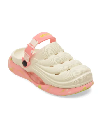 Papuci GRYXX albi, 2707W, din pvc
