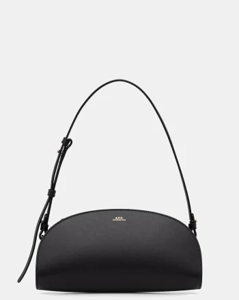 A.P.C. geantă pentru femei din piele SAC DEMI.LUNE SHOULDER