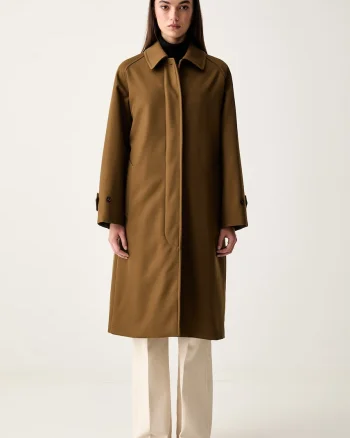 A.P.C. palton pentru femei cu lână mac colette