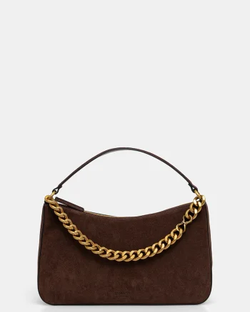 Twinset hobo bag pentru femei din piele întoarsă