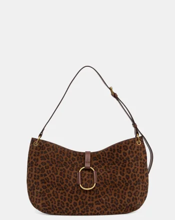 Twinset hobo bag pentru femei din piele întoarsă