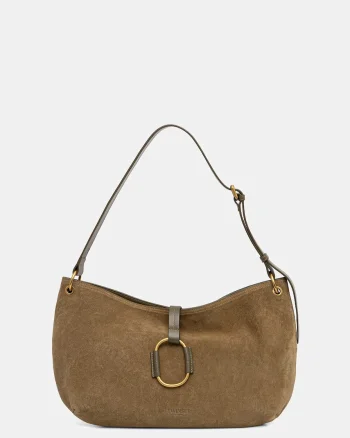 Twinset hobo bag pentru femei din piele întoarsă