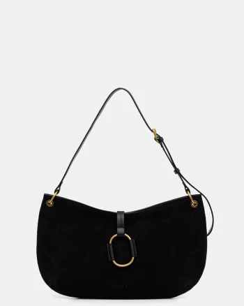 Twinset hobo bag pentru femei din piele întoarsă
