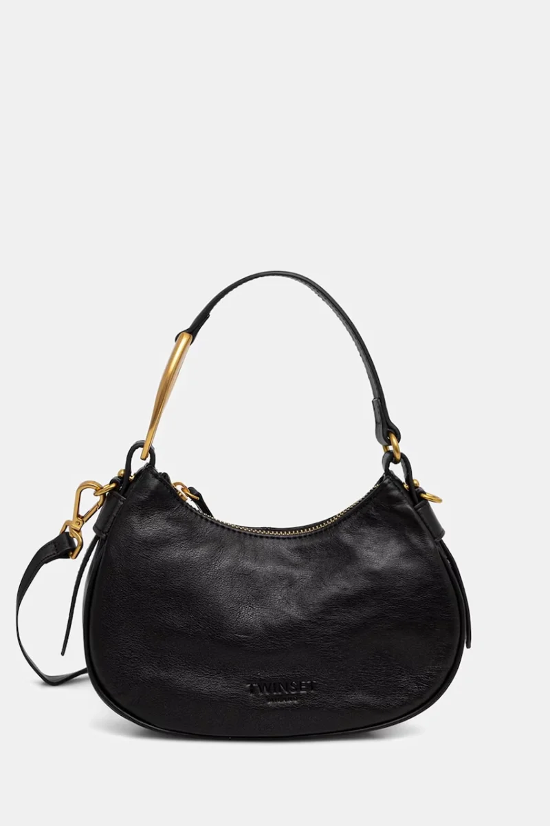 Twinset hobo bag pentru femei din piele