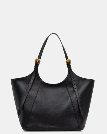 Twinset tote bag pentru femei din piele