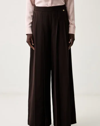 Marciano by Guess pantaloni wide leg pentru femei KAMILA