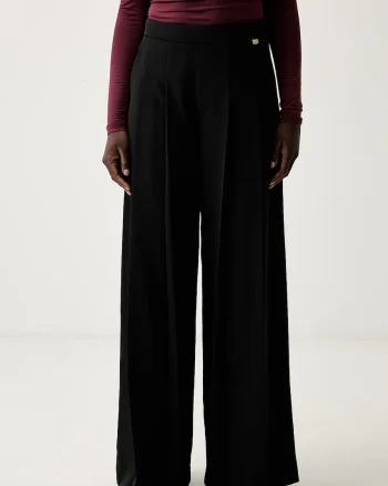 Marciano by Guess pantaloni wide leg pentru femei KAMILA