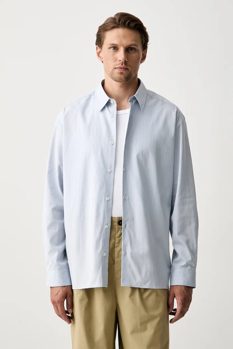 A.P.C. cămașă pentru bărbați din bumbac chemise malo sans poche