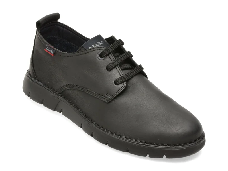 Pantofi CALLAGHAN negri, 57703, din piele naturala