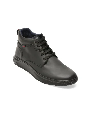 Ghete CALLAGHAN negre, 60803, din piele naturala