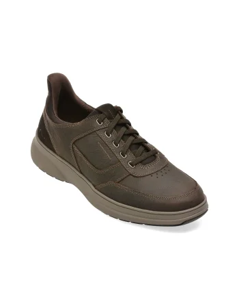 Pantofi sport CLARKS maro, MULLEAS, din piele naturala