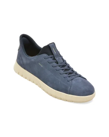 Pantofi sport GEOX albastri, U65MAA, din piele intoarsa
