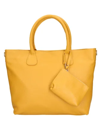 Geanta tote de piele