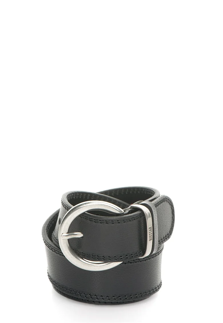 Curea ajustabila neagra din piele