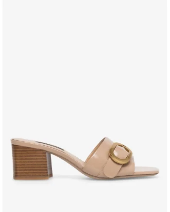 Papuci dama  5905588552710, Piele naturala, Bej, Bej