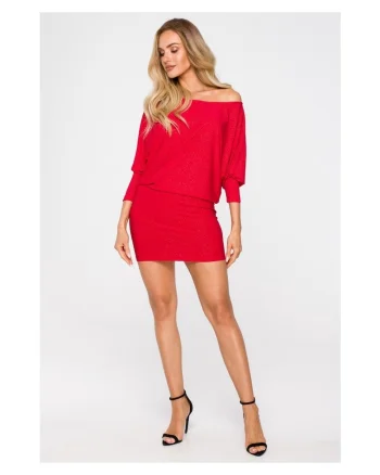 Rochie mini mulata,, Rosu