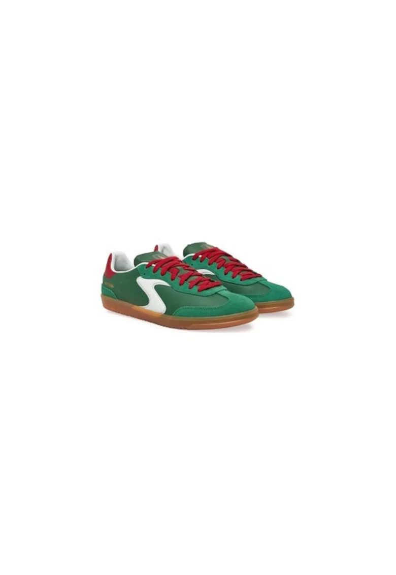 Pantofi sport din piele ecologica cu garnitura din piele intoarsa Hotshot, Gri