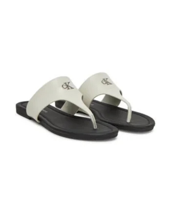 Slapi dama,  piele ecologica, alb, Alb