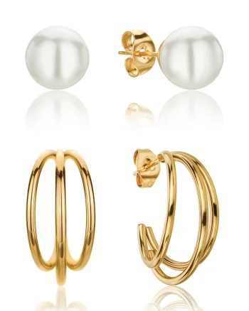 Set de cercei cu perle