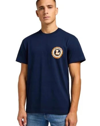 Tricou barbati,  Bumbac, Bleumarin
