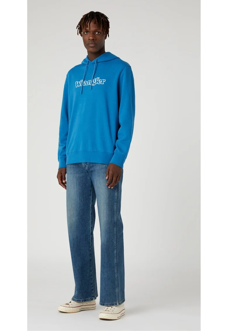 Bluza barbati,  Bumbac, Albastru, Albastru