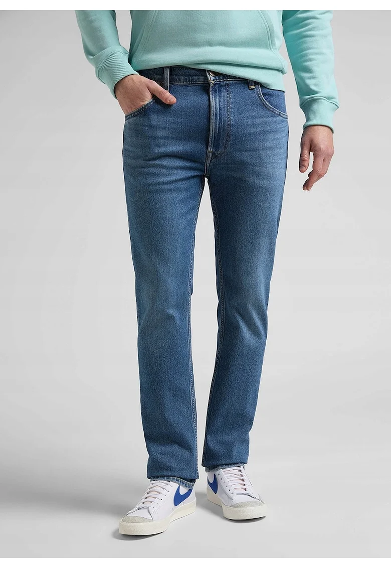 Blugi barbati  RIDER, bumbac/elastan, slim fit, albastru