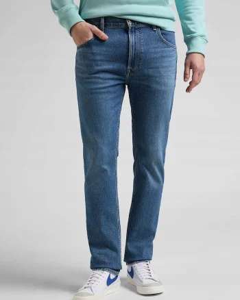 Blugi barbati  RIDER, bumbac/elastan, slim fit, albastru