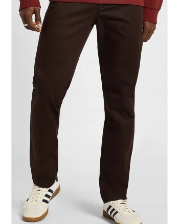 Blugi barbati  Slim Chino, bumbac/elastan, maro