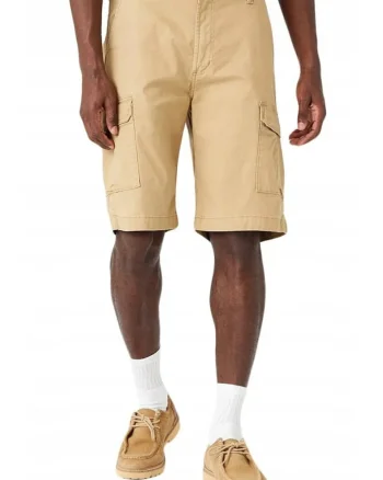 Pantaloni scurti barbati W1C3CGC10,  Bumbac/Elastan, Bej