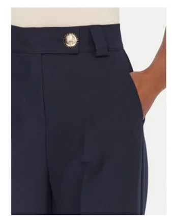 Pantaloni  bleumarin, 90% poliester, 10% elastan - 65875, Bleumarin