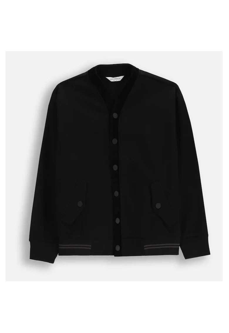Bluza de trening cu buzunare oblice,