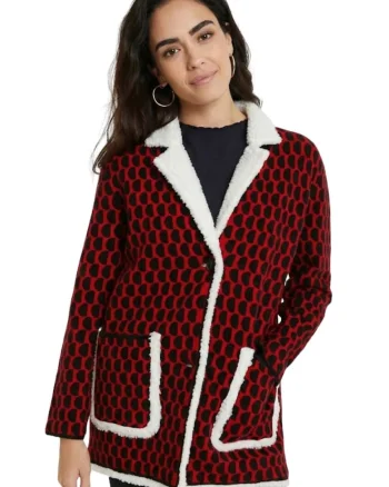 Palton cu interior de fleece si revere scurte Denver