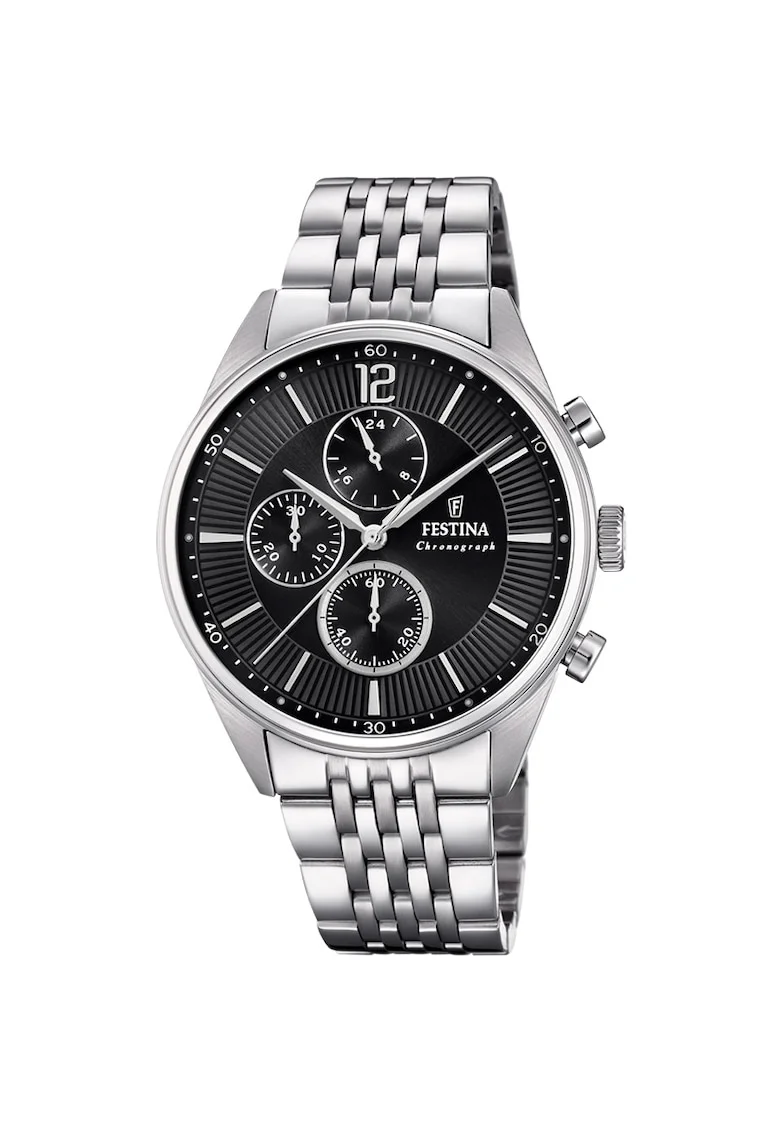 Ceas barbatesc  F20285/4 Quartz Argintiu