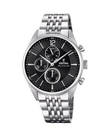 Ceas barbatesc  F20285/4 Quartz Argintiu