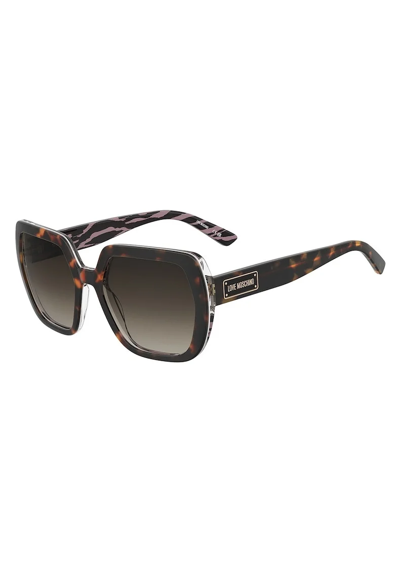 Ochelari de soare hexagonali cu lentile in degrade