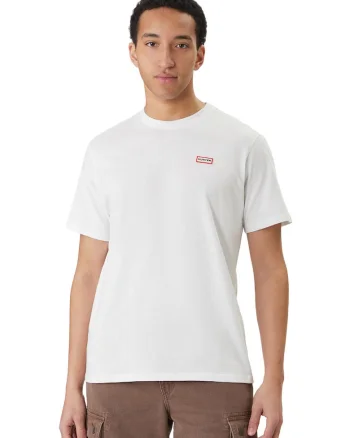 Tricou Barbati,  Bumbac, Alb, Alb