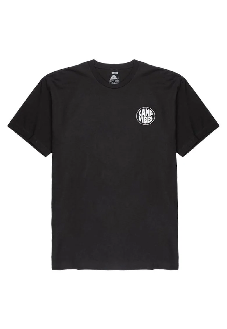 Tricou cu decolteu la baza gatului si text pe spate