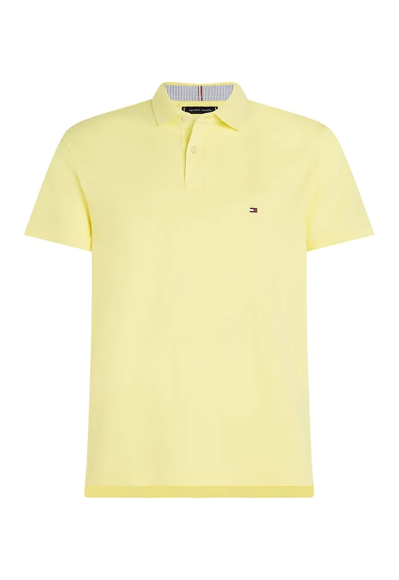 Tricou polo din amestec de bumbac organic