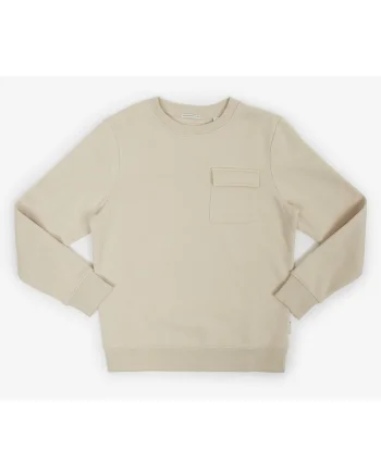 Bluza de trening cu buzunar aplicat pe piept,