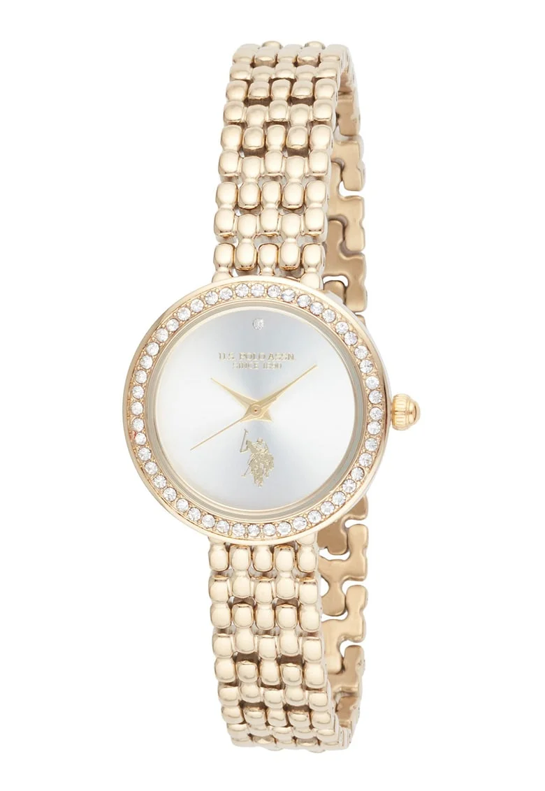 Ceas quartz cu cristale, Auriu deschis