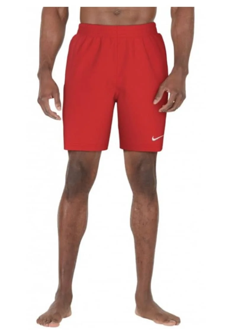 Pantaloni scurti de baie  Essential 7 M, material sintetic 796901, Rosu